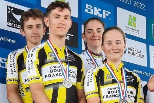 Championnats de France VTT : 2 médailles d'Or, 2 d'Argent