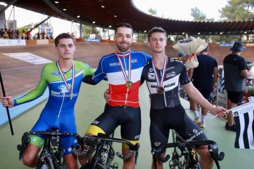 Championnats de France piste : 5 médailles d’Or, 1 de Bronze