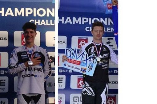 Championnats de France BMX : 2 médailles d’argent en juniors !