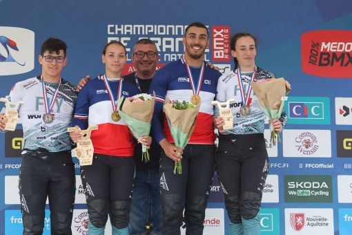 Championnats de France BMX : 6 médailles d'Or, 3 d'argent, 2 de Bronze !
