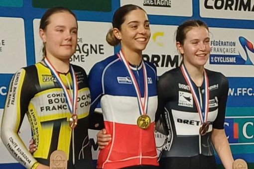 Championnats de France Avenir Piste, Erynne Frossard Gillet (AC Bisontine) en argent !