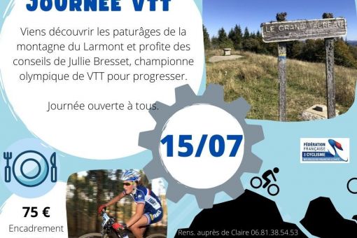 Journée VTT avec Julie Bresset