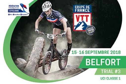 COUPE DE FRANCE VTT TRIAL - BELFORT - du 15 au 16 Septembre 2018