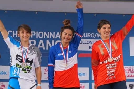 Mélanie Pugin, vice-championne de France Enduro !