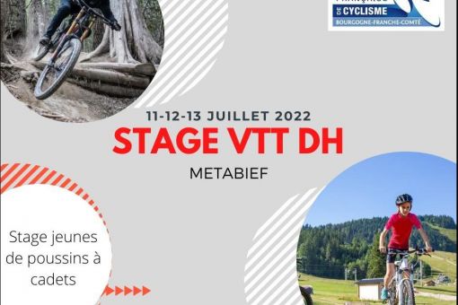 Stage VTT DH Métabief 11 au 13/07