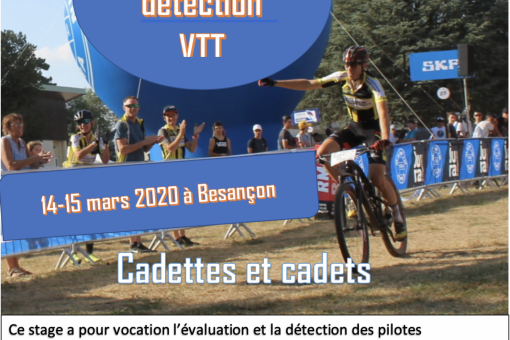 Stage détection VTT cadettes/cadets